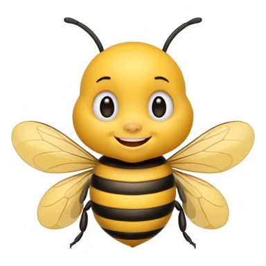 Cute bee sticker