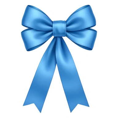 Blue ribbon sticker