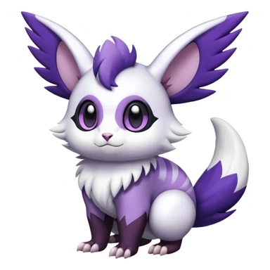 Shiny Furret-Absol-Noibat-Hybrid (Full body) sticker