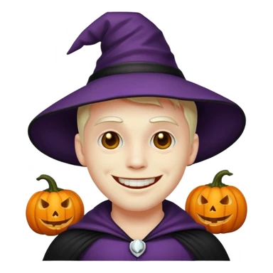 Halloween mood male sticker