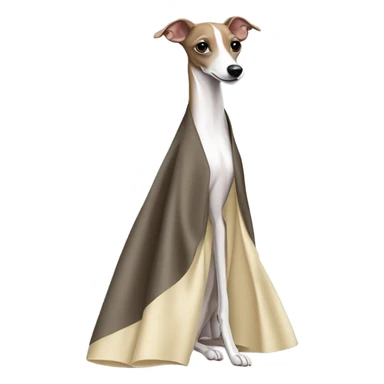 Italian greyhound evening gown  sticker