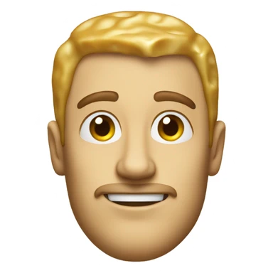 Guy made of cheese sticker