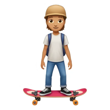 Skater + board, Park Visitors. sticker