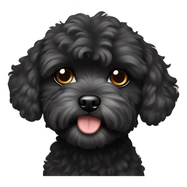 black maltipoo  sticker