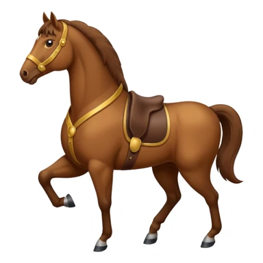 retro horse sticker