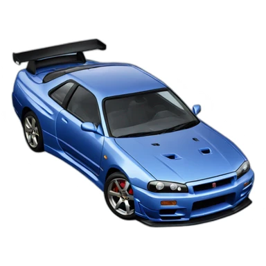 Nissan r 34 sticker