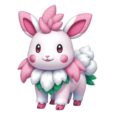 Shiny Shaymin-Mareep-Sylveon-Hybrid (Full body) sticker