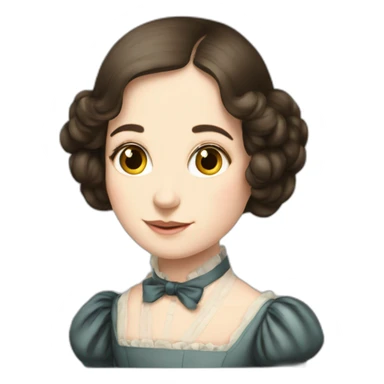 Young Ada Lovelace sticker