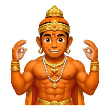 create lord hanuman ji emoji sticker