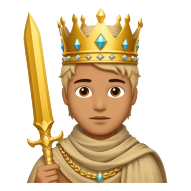 Desert Prince – sand scarf + gold dagger,Golden Princes. sticker