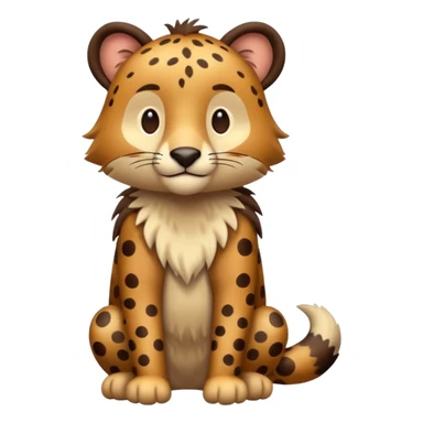 Zoo animal, full body. sticker