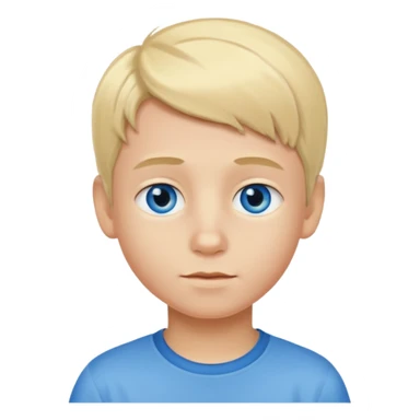 malte blond boy six seven sticker