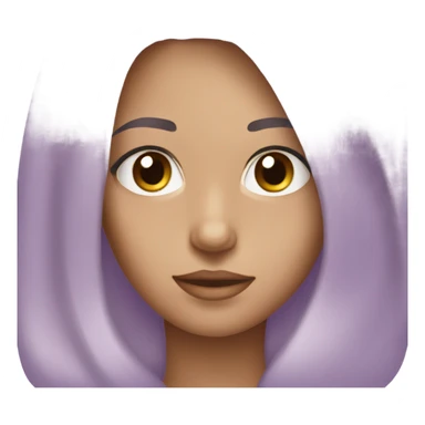 pastel purple shampoo sticker