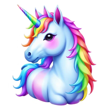 Neon Unicorn sticker