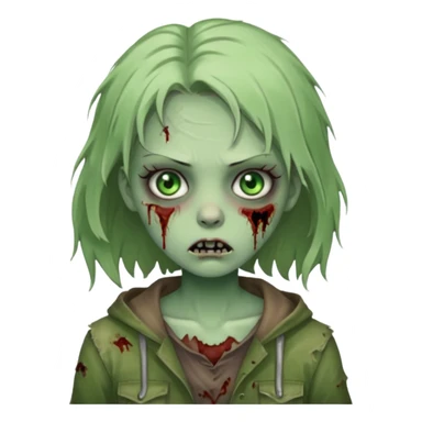 Zumbi garota  sticker