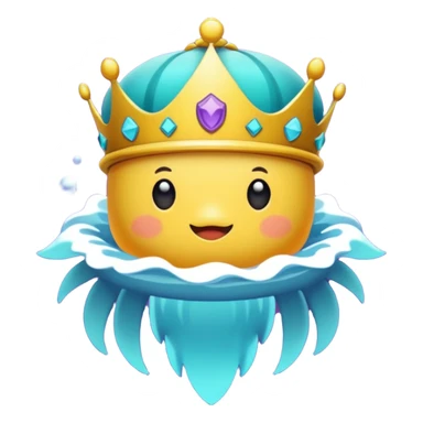 Emblema de sub para Twitch que sea una corona chula para recibirla a los 4 meses sticker