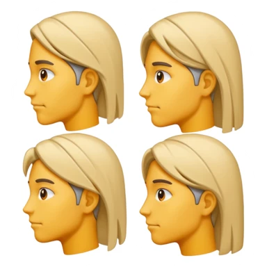 profile heads with dialogue lines sticker