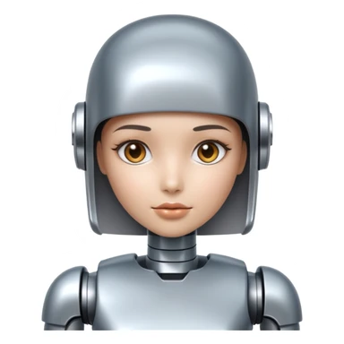 girl ai robot sticker