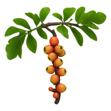 guarana on branch sticker