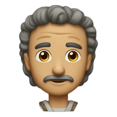 El calvo Oswaldo sticker