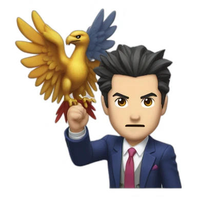 phoenix-wright-objection sticker