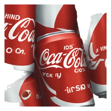 iOS Coca Cola can sticker