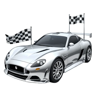 sorayama Chequered flag sticker