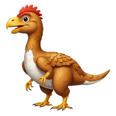 Chicken t-rex sticker