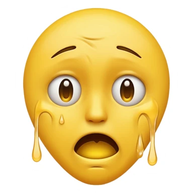 YELLOW EMOJI PAIN sticker