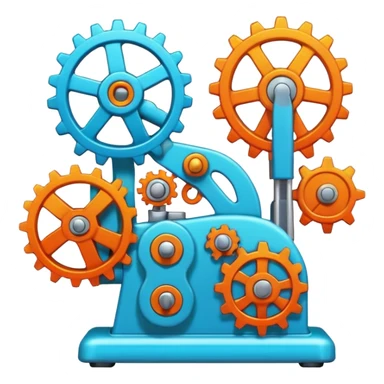 Generate an emoji whish shows Brain Factory Wonder Workshop. Which is in a nice cartoon style sticker
