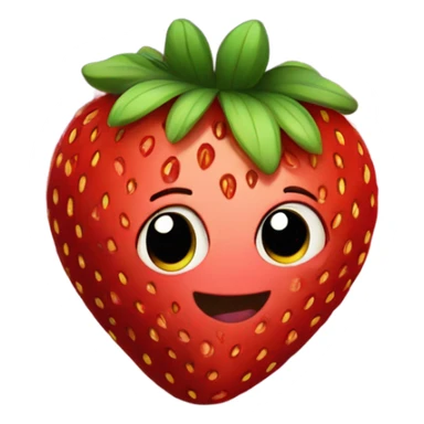 Strawberries floating across the universe sticker