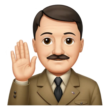 Hitler saying namaste sticker