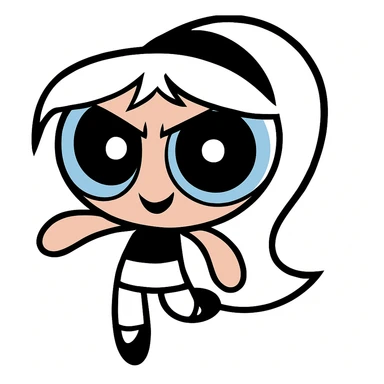 Make subtle changes to the eyes and mouth to give a gentle, slightly scary look with a more intense stare and a hint of a mischievous grin. Keep the picture quality, colors, and style exactly the same. No other changes. sticker