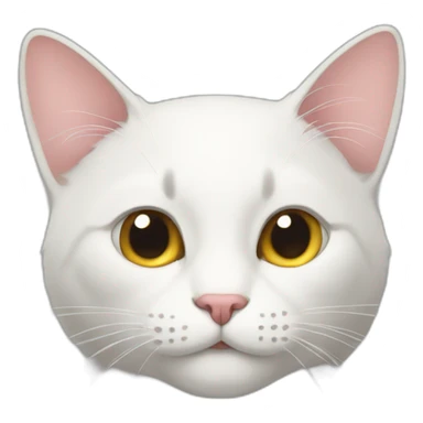 Cat with bock sticker