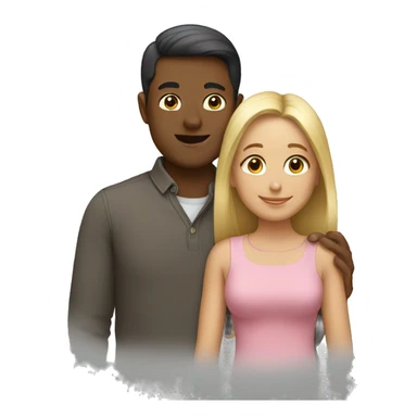 a couple with 1 kid sticker