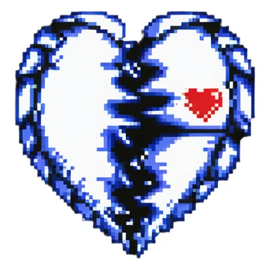 broken heart sticker
