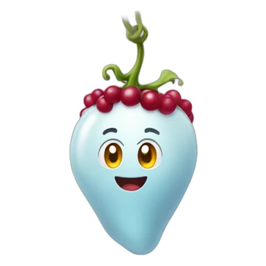 dingle berry hanging from ghost sticker