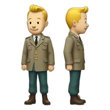 Tintin sticker