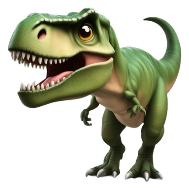 Un T-rex avec un platre sur un des bras sticker