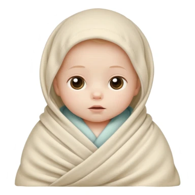 Blanketed baby  sticker