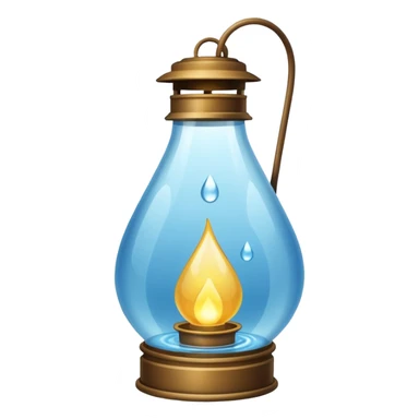 Water Lantern more water drop inside lantern sticker