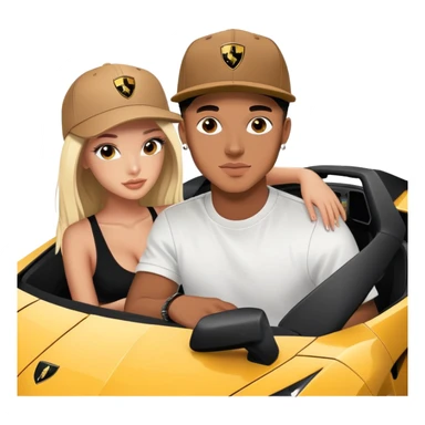 josh king jetset madrid with SnapBack and instagram model girlfriends in lambo sticker