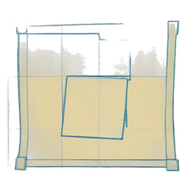 blueprint paper sticker