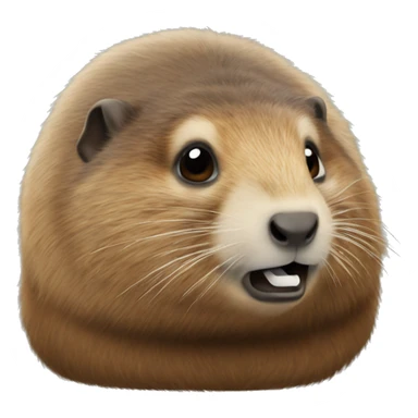 marmota durmiendo sticker