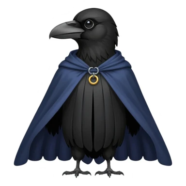 black raven cloak sticker
