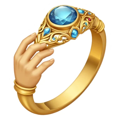 🥵+🤚+💍 sticker