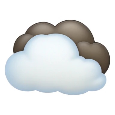 speech balloon emoji blank empty just the cloud only with nothing inside. no text no faces. nothing sticker