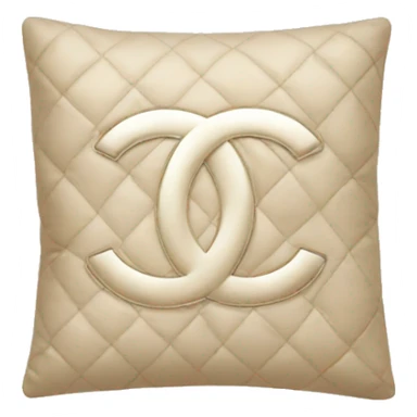 Chanel pillow beige sticker