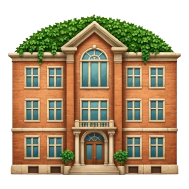 Antique vintage academia building  sticker