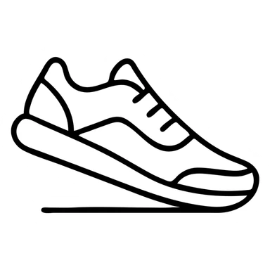 running shoe sticker